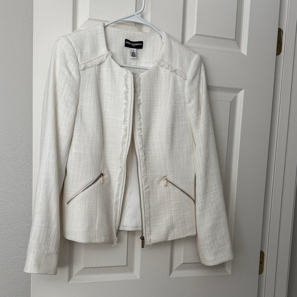 Karl Lagerfeld Tweed Blazer